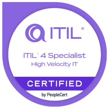 eLearning ITIL4 Specialist : High Velocity IT avec examen de certification