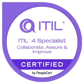 eLearning ITIL4 Specialist : Collaborate, Assure and Improve avec examen de certification